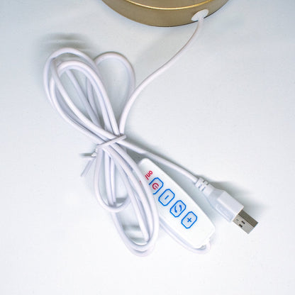 Tafellamp - Led Lamp - Goud - Elegantie Verlicht - Spiraalvormig - Spiraal Design - Dimbare Led